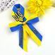 Патріотична іменна брошка з гербом України (синьо-жовта) 100-004 фото 1