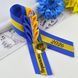 Брошка колосок для першокласника синя 100-031 фото 1
